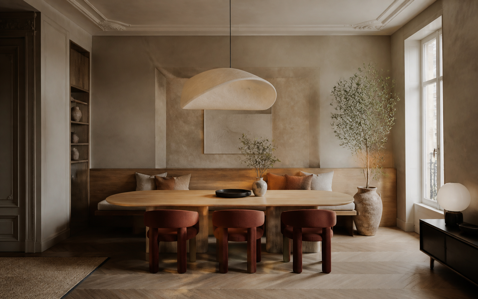 Chambre avec rangements intégrés